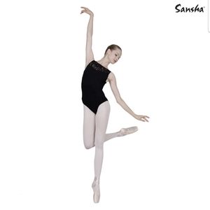 Sansha Sevilla Black Leotard Premiere Position Siz